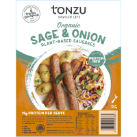 Organic Sage & Onion Plant-Based Sausages (300g)