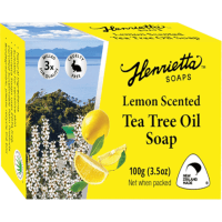 Lemon Scented Tea Tree Oil Soap Bar (100g)