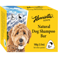 Natural Lemon Scented Dog Shampoo Bar (100g)