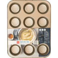 Non Stick 12 Cup Muffin Tin (1pk)