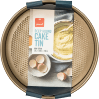 Non Stick Round Deep Cake Tin (1pk)