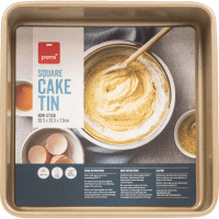 Non Stick Square Cake Tin (1pk)