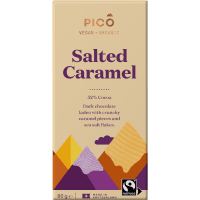 Vegan Organic Salted Caramel Chocolate Block (80g)