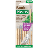 Interdental Bamboo Brush Size 1 Purple (8pk)