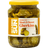 Crinkle Cut Short & Sweet Gherkins (680g)
