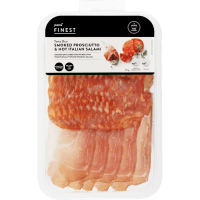 Tasty Duo Smoked Prosciutto & Hot Italian Salami (80g)