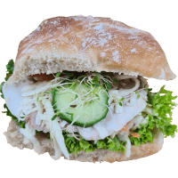 Roast Pork Ciabatta Roll (340g)