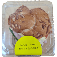 Ham, Cheese & Salad Knot (1ea)