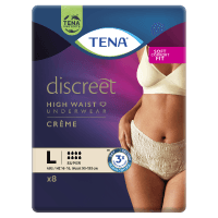 Discreet Women's High Waist Large Underwear (8pk)