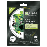 SkinActive Pure Charcoal Black Algae Mask (28g)