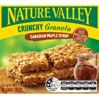 Canadian Maple Syrup Crunchy Granola Bars (6 x 42g)