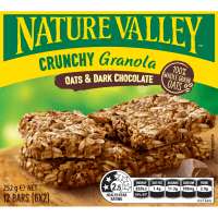Oats & Dark Chocolate Crunchy Granola Bars (6 x 42g)