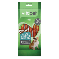 Chewz Duck Wrapped Rawhide Dog Treats (5pk)