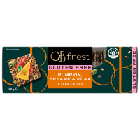 Gluten Free Pumpkin Sesame & Flax 3 Seed Crisps (110g)