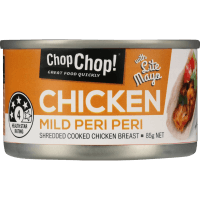 Mild Peri Peri Shredded Cooked Chicken Breast (85g)