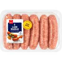 Lamb Madras Gourmet Sausages (6pk)