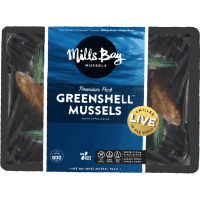 Premium Pack Live Chilled Green Shell Mussels (800g)