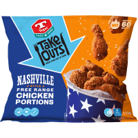 Take Outs Nashville Style Free Range Chicken Portions (1kg)