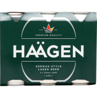 German Style Lager Beer Cans (6 x 440ml)