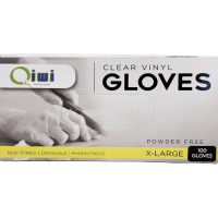 Vinyl Clear Powder Free Gloves X-Large (100pk)