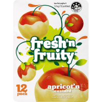 Apricot' n Custard Yoghurt (12 x 100g)