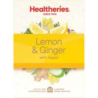 Lemon & Ginger With Apple Tea Bags (40pk)
