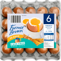 Cage Free Barn Size 6 Eggs (20pk)