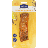 Epicurean Lemon Pepper Hot Smoked Salmon (125g)