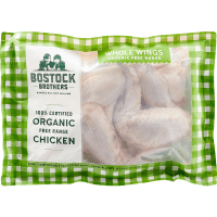 100% Certified Organic Free Range Whole Chicken Wings (kg)