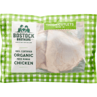 100% Certified Organic Free Range Chicken Thigh Cutlets Bone In (kg)