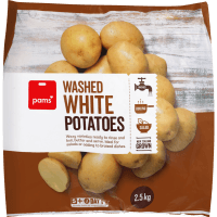 Washed White Potatoes (2.5kg)