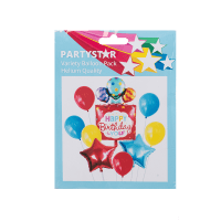 Partystar Variety Balloon Pack Helium Quality (11pk)