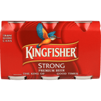 Strong Premium Beer Cans (6 x 330ml)