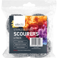 Stainless Steel Scourers (4pk)