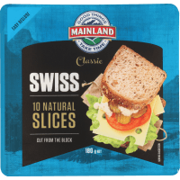 Sweet & Nutty Swiss Natural Cheese Slices (180g)