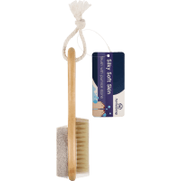 Wooden Brush With Pumace Stone (1pk)