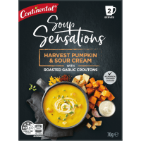 Sensations Harvest Pumpkin & Sour Cream With Roasted Garlic Croutons Soup (2 x 35g)
