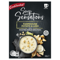 Sensations Farmhouse Potato & Leek With Roasted Garlic Croutons Soup (2 x 30g)