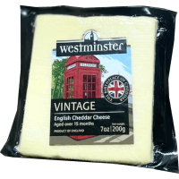 Vintage English Cheddar Cheese (200g)