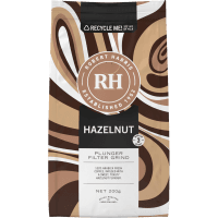 Infused Hazelnut Plunger Filter Grind Coffee (200g)