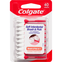 Soft Interdental Brush & Pick (40pk)