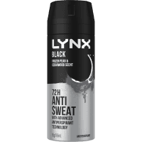 Black Frozen Pear & Cedarwood Scent 72hr Deodorant Antiperspirant Bodyspray (165ml)