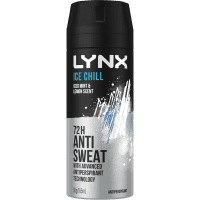 Ice Chill Iced Mint & Lemon Scent 72hr Deodorant Antiperspirant Bodyspray (165ml)