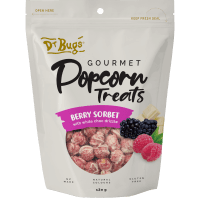Berry Sorbet With White Choc Drizzle Gourmet Popcorn Treats (120g)