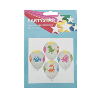 Partystar Printed Late Balloons (10pk)