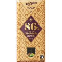 Cocoa Lovers Collection 86% Ghana Dark Chocolate Block (100g)