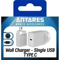 Type C Single USB 3.6A Wall Charger (1ea)