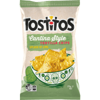 Splash Of Lime Cantina Style Tortilla Chips (175g)