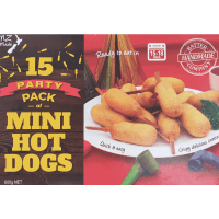 The Handmade Batter Co. Party Pack Mini Hot-Dogs (15 x 35g)