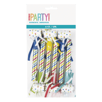 Party Blowouts Assorted Colours (6pk)